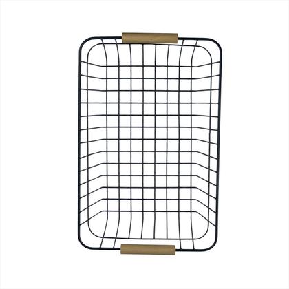 Imagem de Kit 2 Cestos Organizadores Multiuso Fruteira Porta Objetos