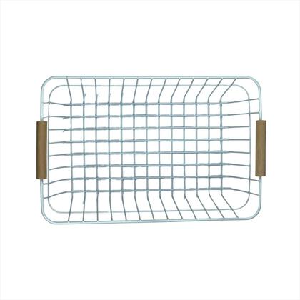 Imagem de Kit 2 Cestos Organizadores Multiuso Fruteira Porta Objetos