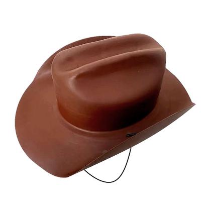 Imagem de Kit 2 Chapéus de Vaqueiro Cowboy serve em Adulto e crianças Festa Junina Marrom