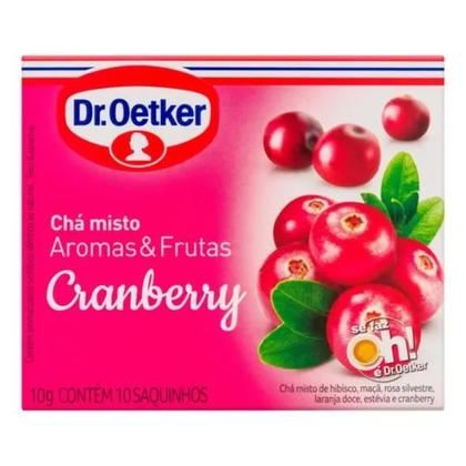 Imagem de Kit 2 Chás Cranberry Dr. Oetker Aromas Frutas Cx 10g 10 Un