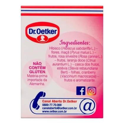 Imagem de Kit 2 Chás Cranberry Dr. Oetker Aromas Frutas Cx 10g 10 Un