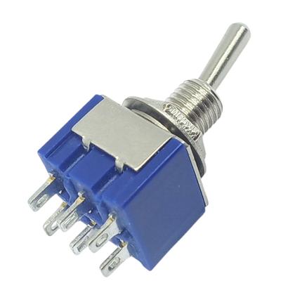 Imagem de KIT 2 Chave Mini toggle ON-OFF Guitarra 2 posicoes Ni 125-6A