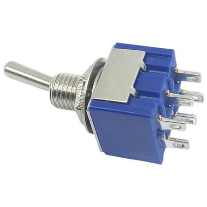 Imagem de KIT 2 Chave Mini toggle ON-OFF Guitarra 2 posicoes Ni 125-6A