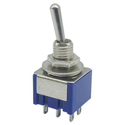 Imagem de KIT 2 Chave Mini toggle ON-OFF Guitarra 2 posicoes Ni 125-6A