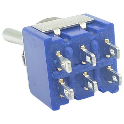 Imagem de KIT 2 Chave Mini toggle ON-OFF Guitarra 2 posicoes Ni 125-6A