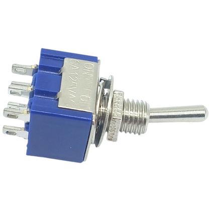 Imagem de KIT 2 Chave Mini toggle ON-OFF Guitarra 2 posicoes Ni 125-6A