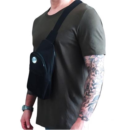 Imagem de Kit 2 Chest Bags Bolsa Transversal  De Peito Em Lona Resistente Com Bolso