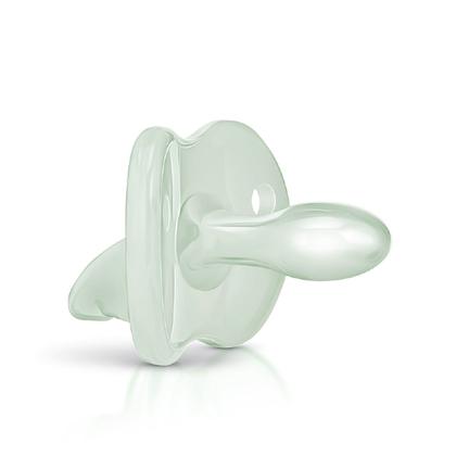Imagem de Kit 2 Chupetas 100% Silicone Calming Night Day 6m+  Rosa - Lillo