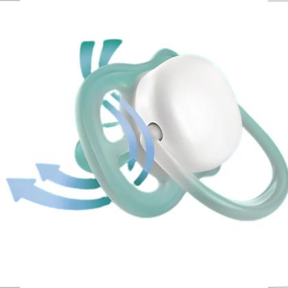 Imagem de Kit 2 Chupetas Philips Avent Dupla Ultra Air Nighttime 618m