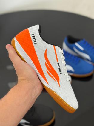 Imagem de Kit 2 Chuteiras Futsal Tênis Salão Quadra Futebol Resistente