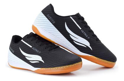 Imagem de Kit 2 Chuteiras Futsal Tênis Salão Quadra Futebol Resistente