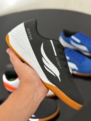 Imagem de Kit 2 Chuteiras Futsal Tênis Salão Quadra Futebol Resistente