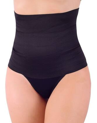 Imagem de Kit 2 Cintas Modeladoras Cintura Alta Feminina Zero Barriga Elástico Modelador Reduz Medidas