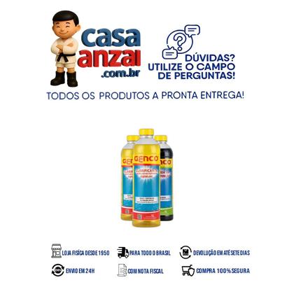 Imagem de Kit 2 Clarificant Genfloc 1L + 1 Algicida Manutenção 1L Genco
