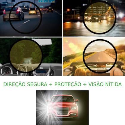 Imagem de Kit 2 Clip On Adicional Óculos De Sol Dirigir Noturno Pesca Polarizado