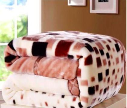 Imagem de KIT 2 Cobertor Manta Casal Estampada Microfibra