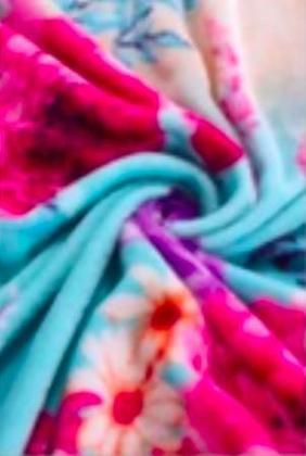 Imagem de KIT 2 Cobertor Manta Casal Estampada Microfibra