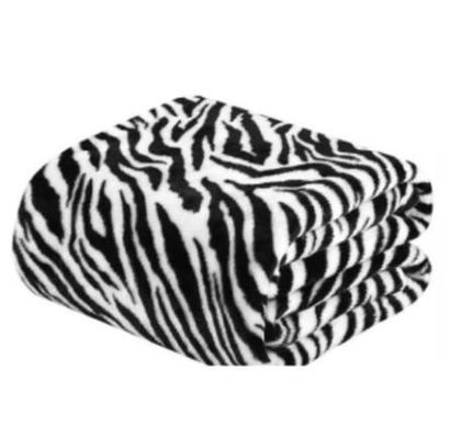 Imagem de KIT 2 Cobertor Manta Casal Estampada Microfibra