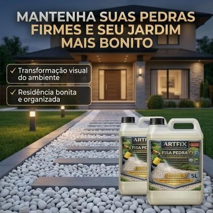 Imagem de Kit 2 Cola Pedra 5L Para Pedras Soltas Jardim