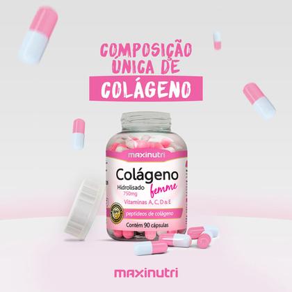 Imagem de Kit 2 Colágeno Femme Maxinutri Vitaminas e Zinco 90 Cápsulas