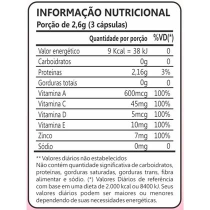Imagem de Kit 2 Colágeno Hidrolisado Femme com Vitaminas E A C D e Zinco 90 Cápsulas Maxinutri