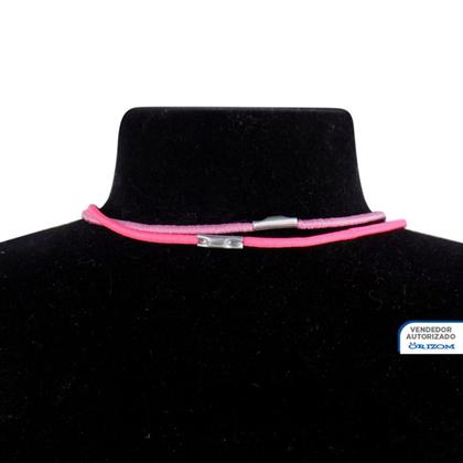 Imagem de kit 2 colares best friend amizade + pingente coração presente menina Qualidade Premium rosa moda ajustavel