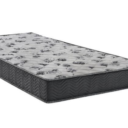 Imagem de Kit 2 Colchões Solteiro Ortobom D33 Iso 100 78x188x18 Grafite/branco