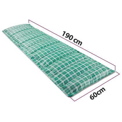 Imagem de Kit 2 Colchonete Multiuso Solteiro Ginastica Yoga Exercício Academia Camping Xadrez 190x60cm - Emcompre