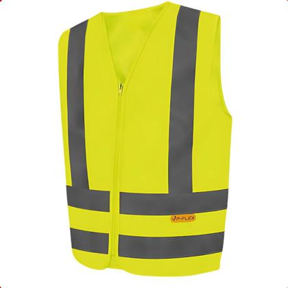 Imagem de Kit 2 Colete Refletivo Segurança Faixa Sinalizador Obras Epi