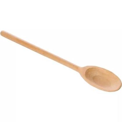 Imagem de Kit 2 Colher De Pau 26cm Utilizar Em Preparos De Alimentos