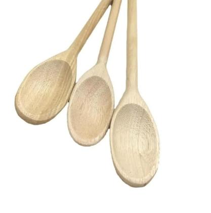 Imagem de Kit 2 Colher De Pau Com 32cm Pegador Para Cozinha Multiuso