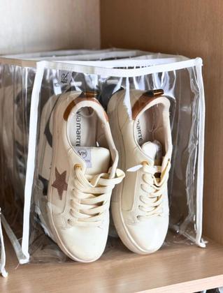 Imagem de Kit 2 Colmeia Organizadora Transparente Premium Para Sapatos, Tênis, Rasteirinha e Chinelos