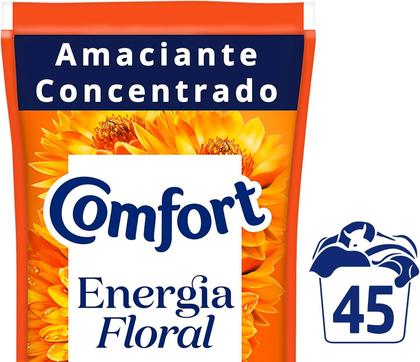 Imagem de kit 2 Comfort Amaciante Concentrado Energia Floral Sachê 900ml