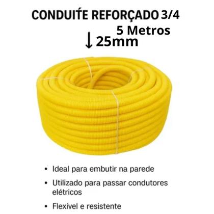 Imagem de Kit 2 Conduite Adtex 11011 Antichama 5m Flexível 25mm 3/4