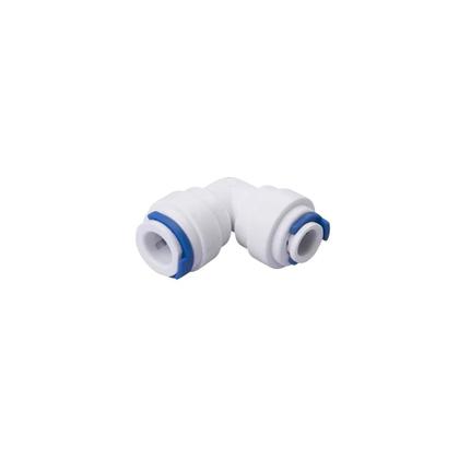 Imagem de Kit 2 Conector União Cotovelo 90 Engate Rápido 1/2" x 1/2" para Água e Bebedouros Alta Resistência