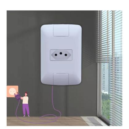 Imagem de Kit 2 Conjunto 4x2 1 Tomada 2p+t Aria 20a/250v Tramontina