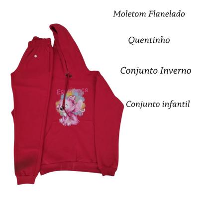 Imagem de Kit 2 Conjunto Gamer Infantil Switch Quentinho Inverno Estiloso