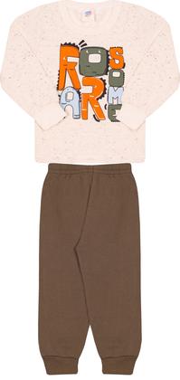 Imagem de Kit 2 Conjunto Moletom Masculino Feminino Infantil Quentinho