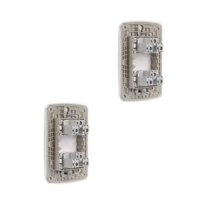 Imagem de Kit 2 Conjunto Montado Tomada Dupla 2P+T 10A 250V Pb S3B60440 Branco Miluz Schneider