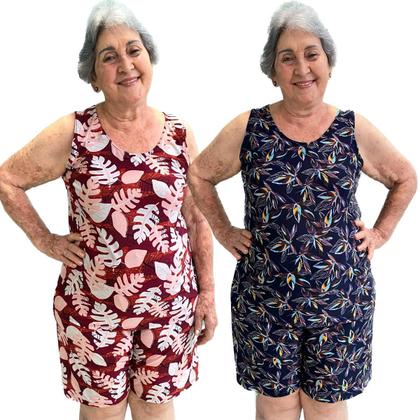 Kit 2 Conjunto Plus Size Feminino Senhora Liganete - Felicity Imagem de Kit 2 Conjunto Plus Size Feminino Senhora Liganete