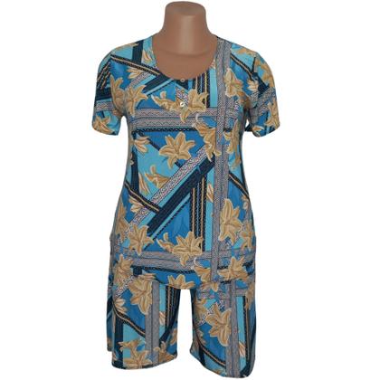 Imagem de Kit 2 Conjunto Senhora Feminino Com Bolso Plus Soltinhos .