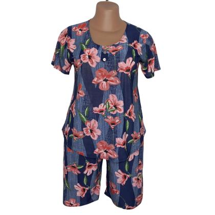 Imagem de Kit 2 Conjunto Senhora Feminino Com Bolso Plus Soltinhos .