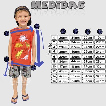 Imagem de Kit 2 Conjuntos Infantil de Verão Masculino Menino de Crianças Manga curta e Bermudas