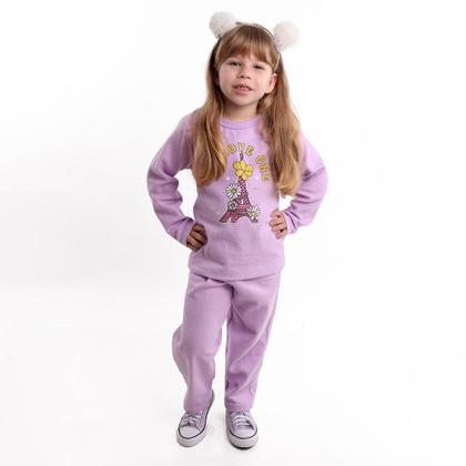 Imagem de Kit 2 Conjuntos Inverno Infantil Plush Roupa De Frio Menina Juvenil