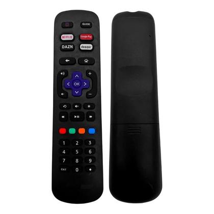 Imagem de Kit 2 Controle Remoto Compatível Smart Tv Aoc Roku