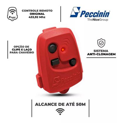 Imagem de Kit 2 Controle Remoto De Portão Eletrônico Peccinin Original