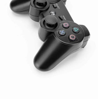 Imagem de Kit 2 Controle Sem Fio compatível  Ps3 Preto