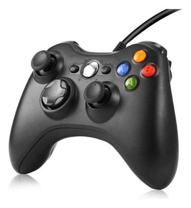 Imagem de Kit 2 Controle Xbox 360 Pc Notebook Celular Com Fio Joystick