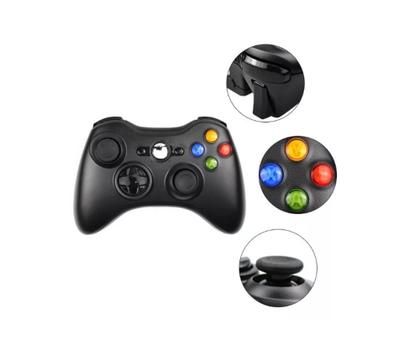 Imagem de Kit 2 Controles Joystick Manete Compatível Xbox 360 + 2 baterias Recarregáveis Sem Fio Wireless