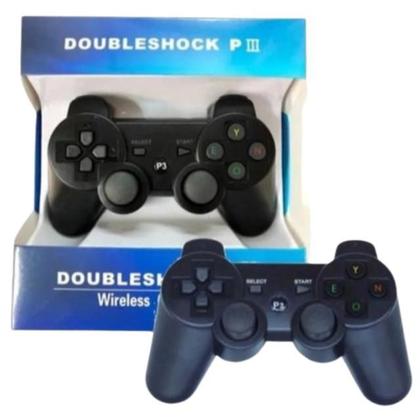 Imagem de kit 2 controles p/ Jogos Ps 3 Sem Fio Bluetooth ANTI QUEDAS
